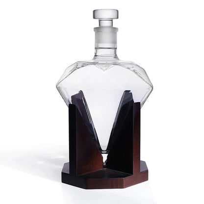 Decanter de Vinho e Whisky Vidro Diamante