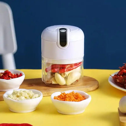 Mini Triturador Elétrico de Alimentos Portátil